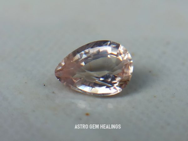 Ceylon Natural champagne Sapphire - Astro gem healing