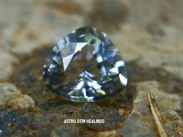 Ceylon Natural White Sapphire - Astro gem healing