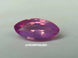 Ceylon Natural Purplish Pink Sapphire - astro gem healing