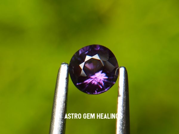 Ceylon Natural purple Sapphire - Astro gem healing