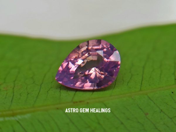 Ceylon Natural Purplish Orangy Pink Sapphire - astrogemhealing