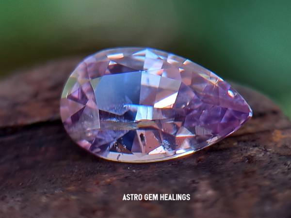 3_Ceylon Natural light purple sapphire- Astro gem healing