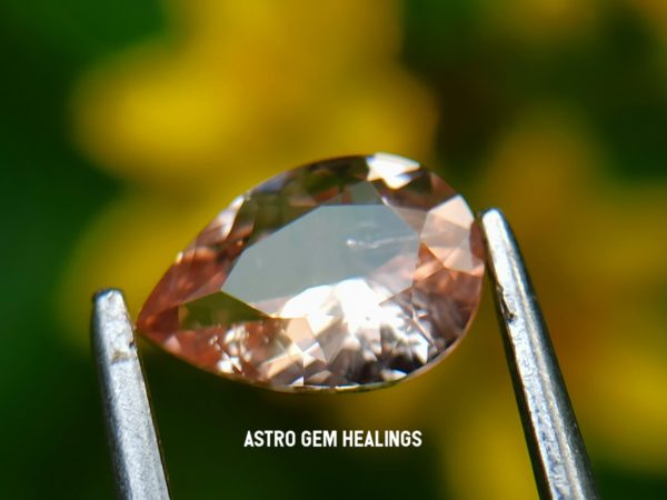 8_Ceylon Natural Peach sapphire - Astro gem healing