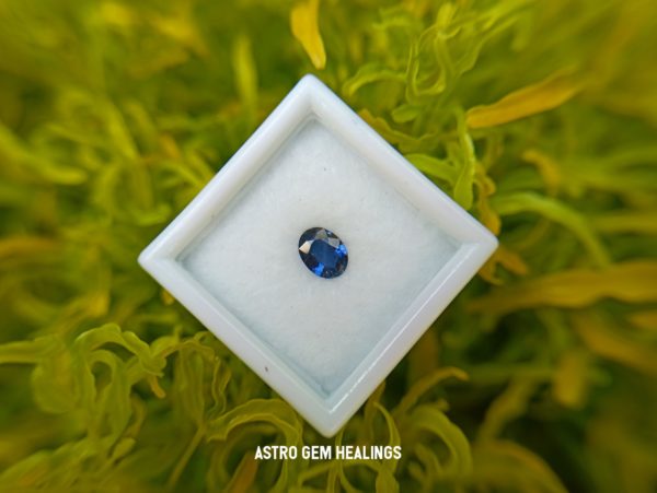 Ceylon vivid Royal Blue sapphire - Astro gem healing
