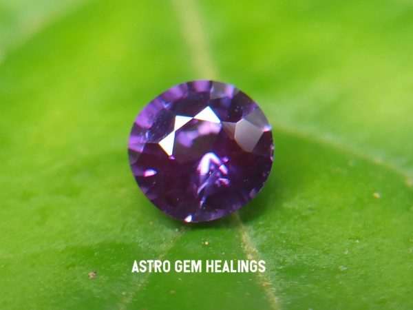 Ceylon Natural purple Sapphire - Astro gem healing