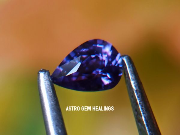 Ceylon Natural purple Sapphire - Astrogem healing
