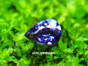 Ceylon Natural purple Sapphire - Astrogem healing