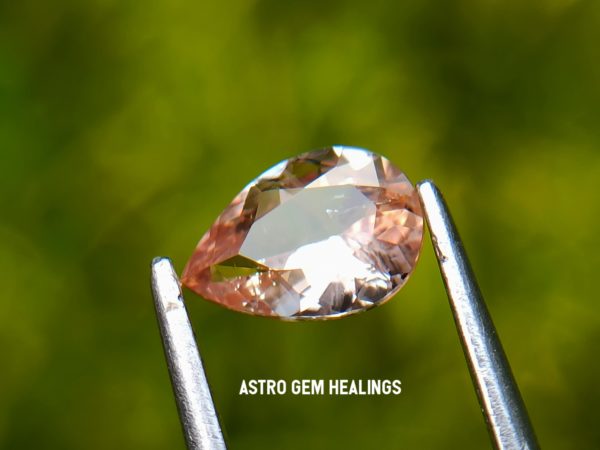 8_Ceylon Natural Peach sapphire - Astro gem healing